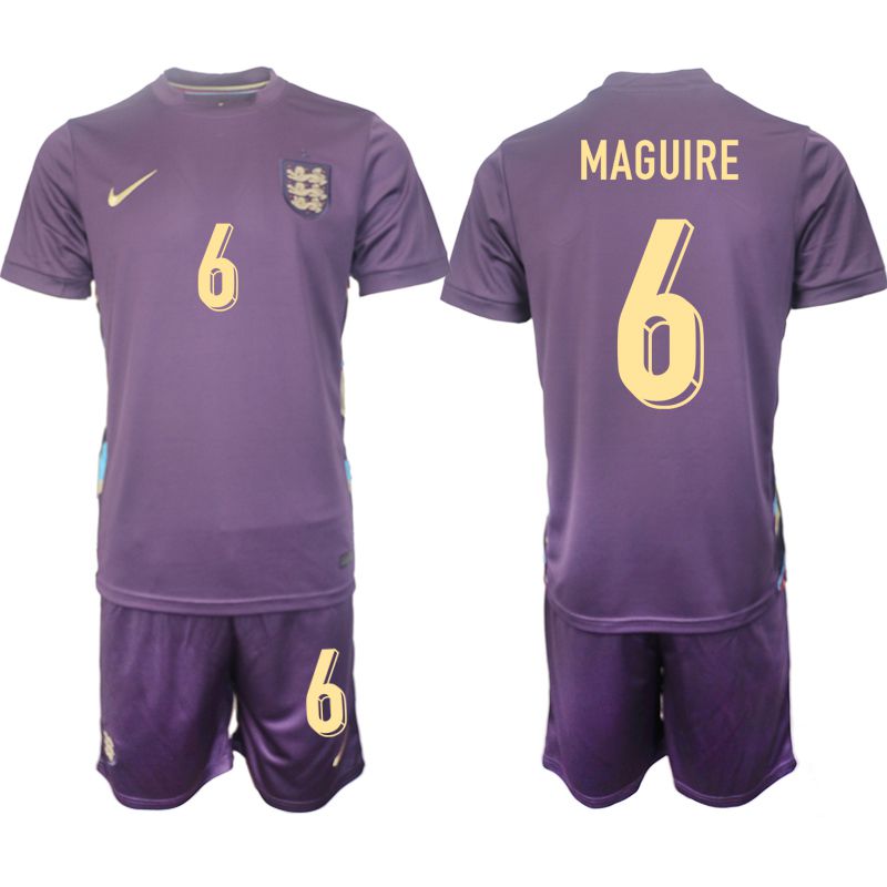 Men 2024-2025 Season England away purple #6 Soccer Jersey->england jersey->Soccer Country Jersey
